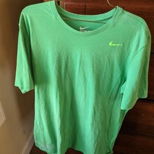 Light green nike t-shirt